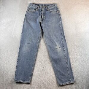 VTG Levi's 550 Jeans Mens 30x30 Fits 28x29 Blue Medium Wash Straight Y2K